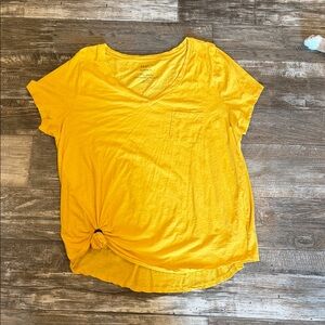 Torrid Bright Yellow Short Sleeve Tee